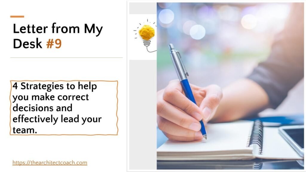 Letter From My Desk #9