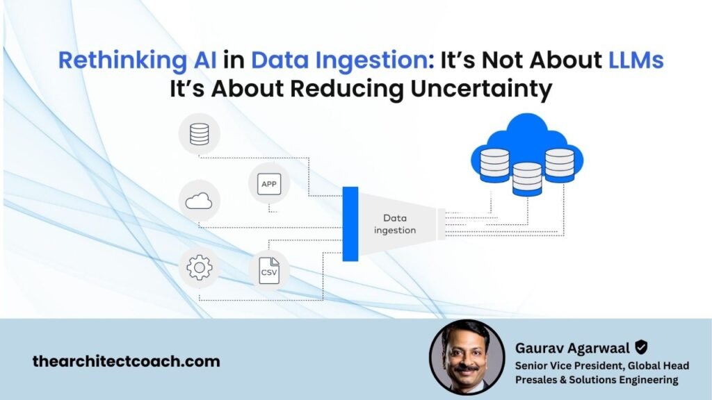 Rethinking AI in Data Ingestion: It’s Not About LLMs — It’s About Reducing Uncertainty