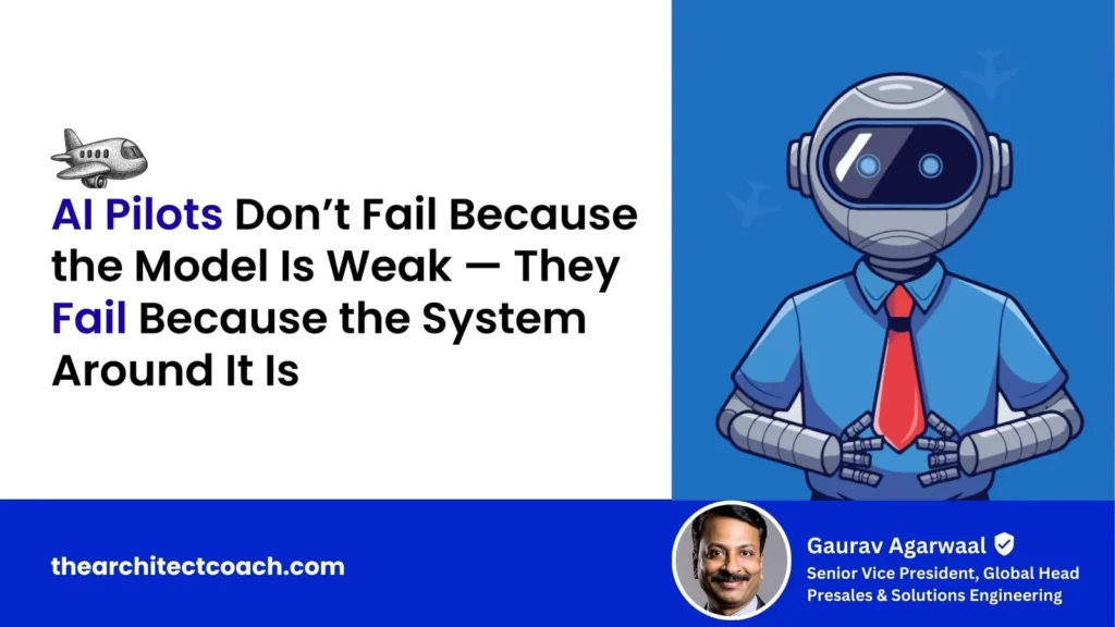 AI Pilots Don’t Fail Because the Model Is Weak — They Fail Because the System Around It Is