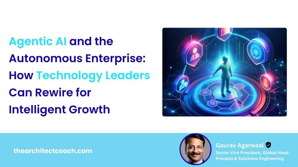 Agentic AI and the Autonomous Enterprise: How Technology Leaders Can Rewire for Intelligent Growth
